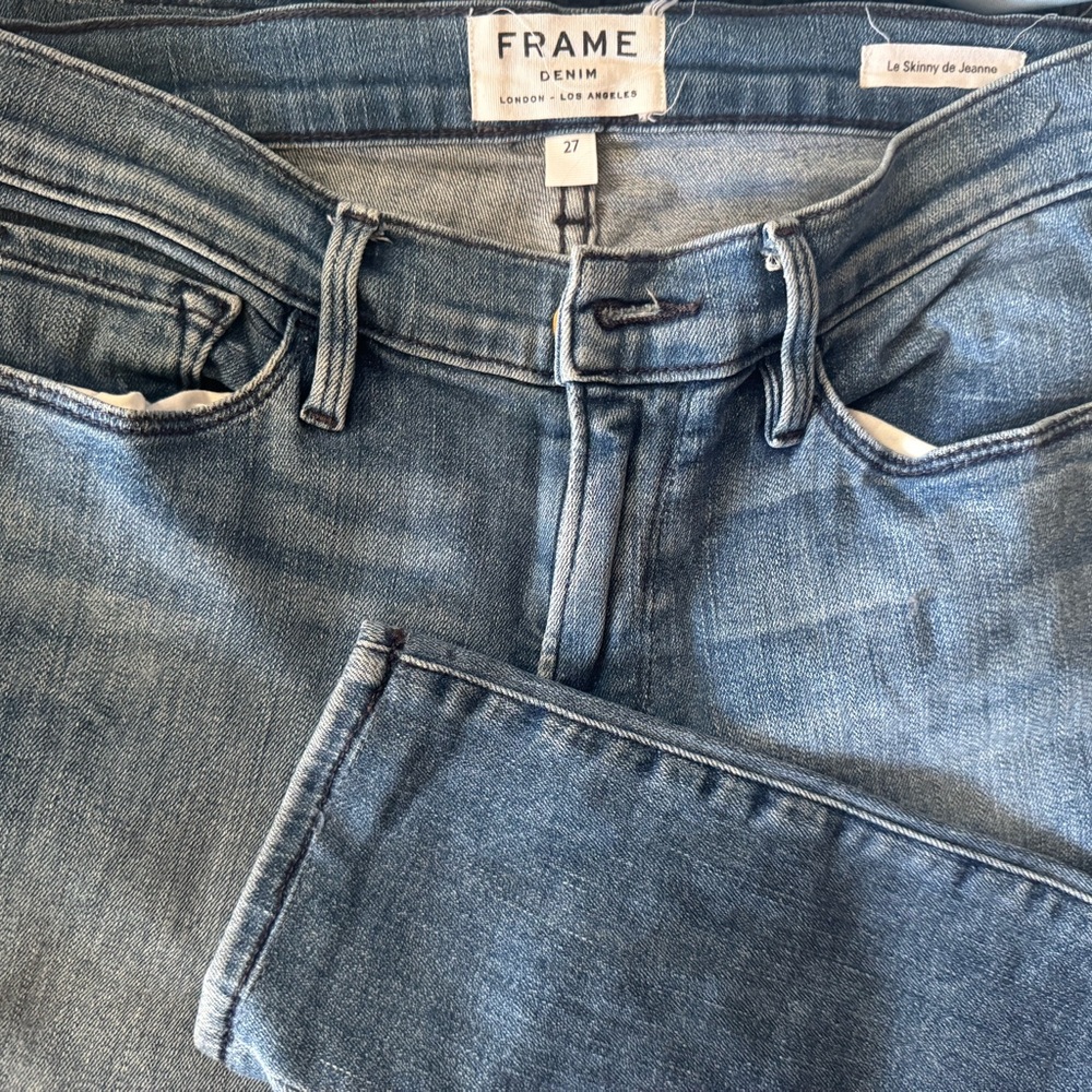 FRAME Denim 💯% Authentic LE Skinny DE Jeanne Jeans Pre-loved EUC - Size 27